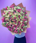 Фото Букет из 75 кустовых роз - 4